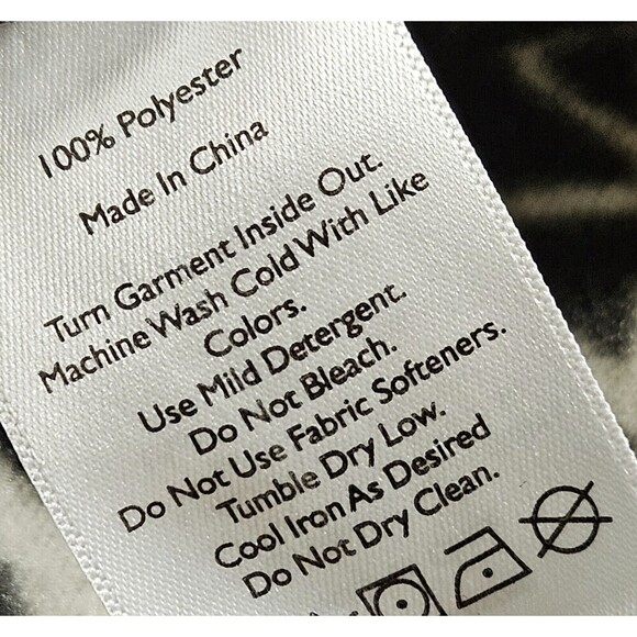 Eddie Bauer Aztec Pullover Women L Black WHITE Quarter Zip Southwest Sweatshirt - Picture 9 of 11